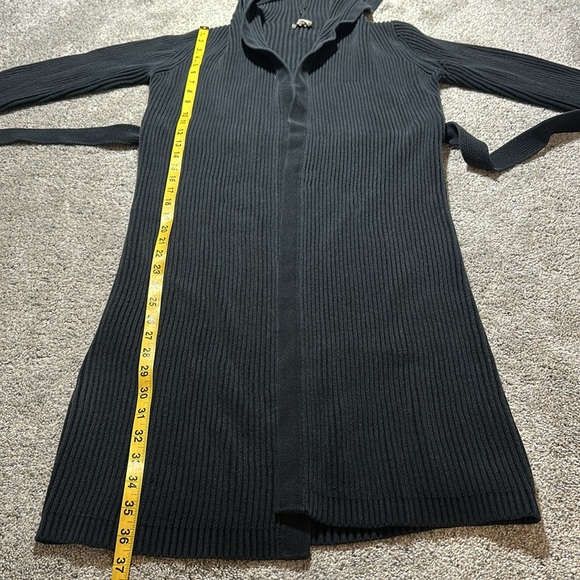 J. Crew Black Hooded Cardigan Sweater - Picture 15 of 15
